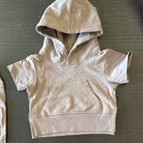 Little Bipsy Tan Hoodie and Jogger Set - Picture 4 of 5